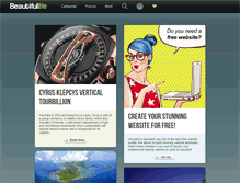 Tablet Screenshot of beautifullife.info